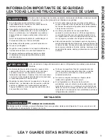 Preview for 21 page of Crosley XTS21 Owner'S Manual And Installation Instructions