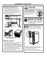 Preview for 4 page of Crosley ZDM6502AS Installation Instructions Manual