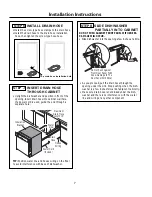 Preview for 6 page of Crosley ZDM6502AS Installation Instructions Manual