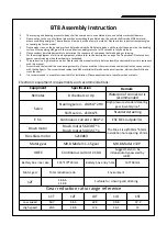 Preview for 1 page of CROSS-RC BT8 Assembly Instruction Manual