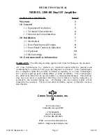 Предварительный просмотр 2 страницы Cross Technologies 1200-88 Instruction Manual