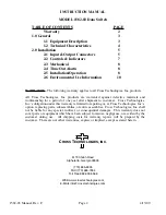 Предварительный просмотр 2 страницы Cross Technologies 1582-03 Instruction Manual