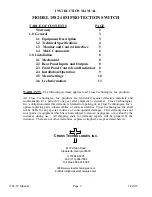 Предварительный просмотр 2 страницы Cross Technologies 1582-10M Instruction Manual