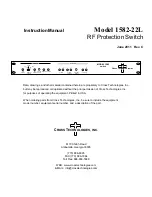 Предварительный просмотр 1 страницы Cross Technologies 1582-22L Instruction Manual