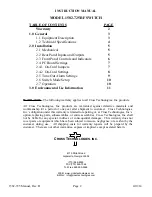 Preview for 2 page of Cross Technologies 1582-725 Instruction Manual