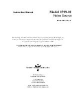 Предварительный просмотр 1 страницы Cross Technologies 1599-10 Instruction Manual