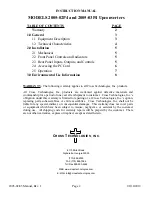 Предварительный просмотр 2 страницы Cross Technologies 2005-02P4 Instruction Manual