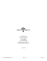 Предварительный просмотр 16 страницы Cross Technologies 2015-58T Instruction Manual