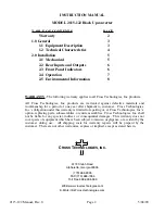 Предварительный просмотр 2 страницы Cross Technologies 2115-122 Instruction Manual