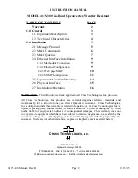 Предварительный просмотр 2 страницы Cross Technologies 4115-300 Instruction Manual