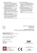 Preview for 2 page of Cross Tools CKS 1200 V Operating Instructions Manual