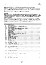 Preview for 3 page of Cross Tools CKS 1200 V Operating Instructions Manual