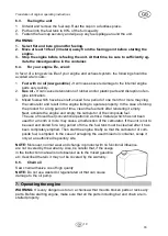 Preview for 35 page of Cross Tools CKS 1200 V Operating Instructions Manual