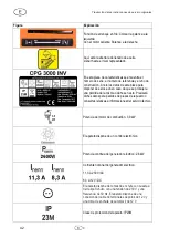 Preview for 44 page of Cross Tools CPG 3000 INV Operating Instruction