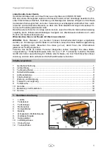 Preview for 3 page of Cross Tools CPG 5500 NEV Operating Instructions Manual