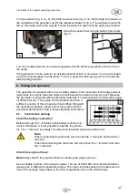 Preview for 29 page of Cross Tools CPG 5500 NEV Operating Instructions Manual