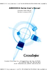 Crossbow Technology AHRS500CA Series User Manual предпросмотр