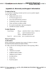 Предварительный просмотр 73 страницы Crossbow Technology CN1100LX User Manual