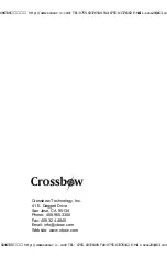 Предварительный просмотр 23 страницы Crossbow Technology CXM539 User Manual