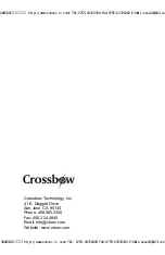 Предварительный просмотр 40 страницы Crossbow Technology CXM543 User Manual