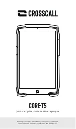 Crosscall CORE-T5 Quick Start Manual preview