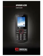 Crosscall SPIDER-X3G User Manual preview