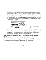 Предварительный просмотр 11 страницы Crosse Technology WS-1612 Operation Manual