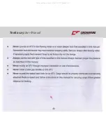 Preview for 10 page of Crossfire ATV 110 User Manual