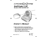 Crossfire Bed Shaker 520 Owner'S Manual предпросмотр