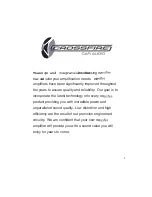 Preview for 3 page of Crossfire BMF1252 Installation Manual