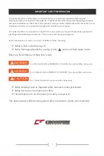 Предварительный просмотр 7 страницы Crossfire CF125 2013 Operating Instructions Manual