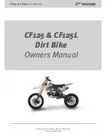 Crossfire CF125 Owner'S Manual предпросмотр