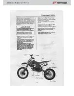 Предварительный просмотр 13 страницы Crossfire CF125 Owner'S Manual