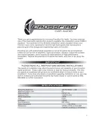 Preview for 2 page of Crossfire CQ30 2 Installation Manual