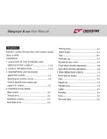 Предварительный просмотр 5 страницы Crossfire Kanga 110 User Manual