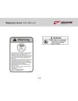 Предварительный просмотр 10 страницы Crossfire Kanga 110 User Manual