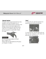 Preview for 18 page of Crossfire Kanga 110 User Manual