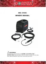 Crossfire MS 210Si Owner'S Manual предпросмотр