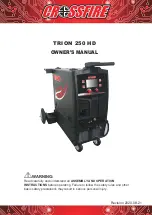 Crossfire TRION 250 HD Owner'S Manual предпросмотр