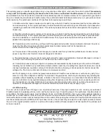 Preview for 15 page of Crossfire VRA1000D Manual