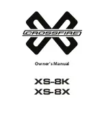 Preview for 1 page of Crossfire XS-8K Owner'S Manual