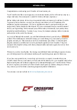 Предварительный просмотр 6 страницы Crossfire xz250r V4 Owner'S Manual