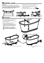 Preview for 2 page of Crosswater Balthazar US-N25 Installation Instructions