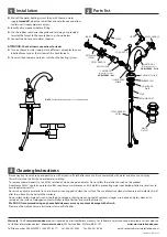 Preview for 2 page of Crosswater Belgravia US-BL112 Installation Instructions