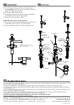 Preview for 2 page of Crosswater Belgravia US-BL130 Installation Instructions