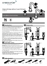 Preview for 1 page of Crosswater Belgravia US-BL135 Installation Instructions