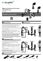 Crosswater Belgravia US-BL440 Installation Instructions preview