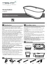 Preview for 1 page of Crosswater Florenza US-N23CS Installation Instructions