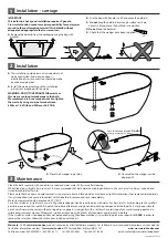 Preview for 2 page of Crosswater Formoso Petite US-N1ACS Installation Instructions