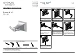 Preview for 2 page of Crosswater Leyden Robe Hook 14-51 Installation Instructions